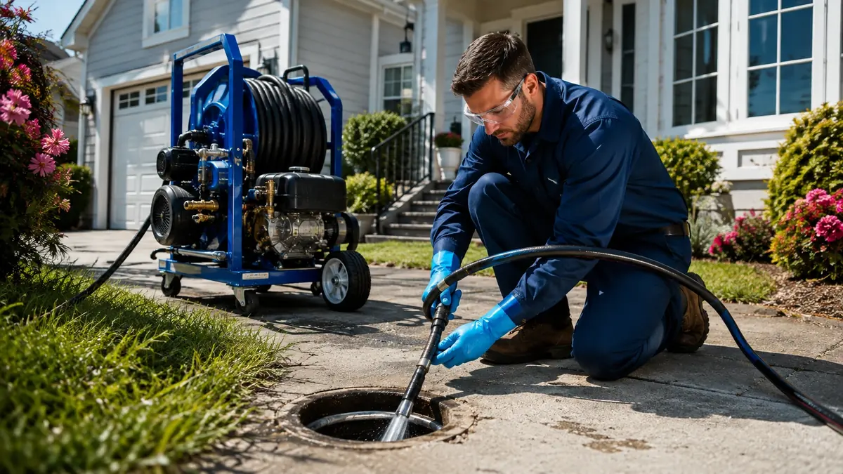 Residential Hydro Jet Drain Cleaning in Birds Landing