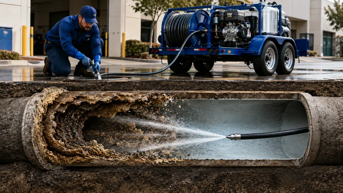 Sewer Pipe Descaling in Birds Landing